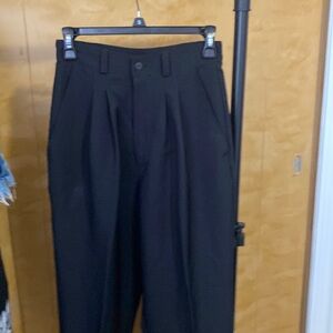 "Kathie Lee" Black pleated dress pants